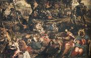 Jacopo Tintoretto Gathering of Manna oil painting on canvas